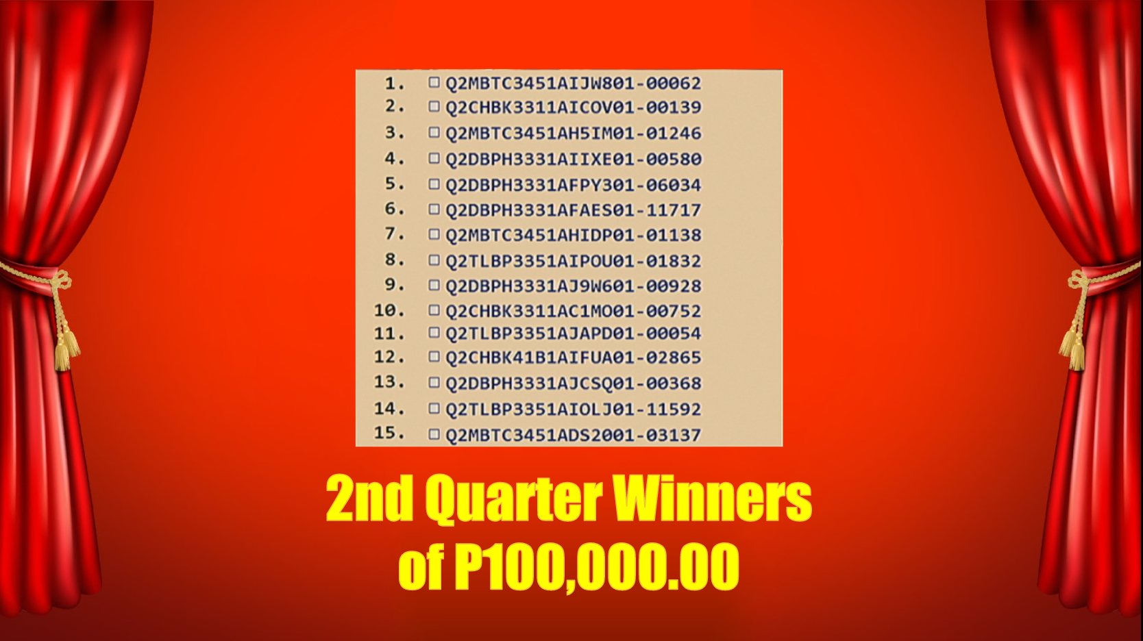 100k Winners First slide