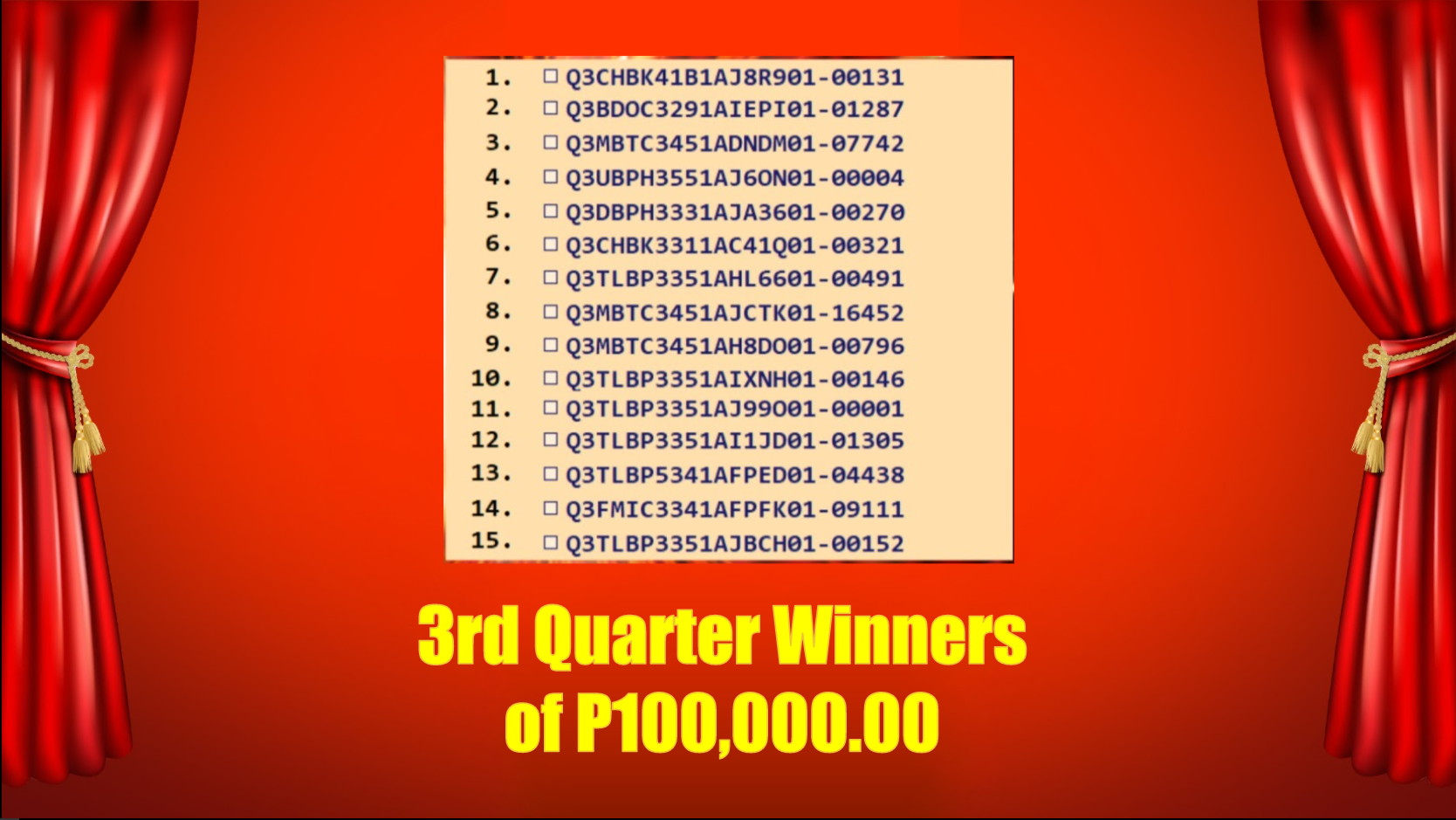 100k Winners First slide