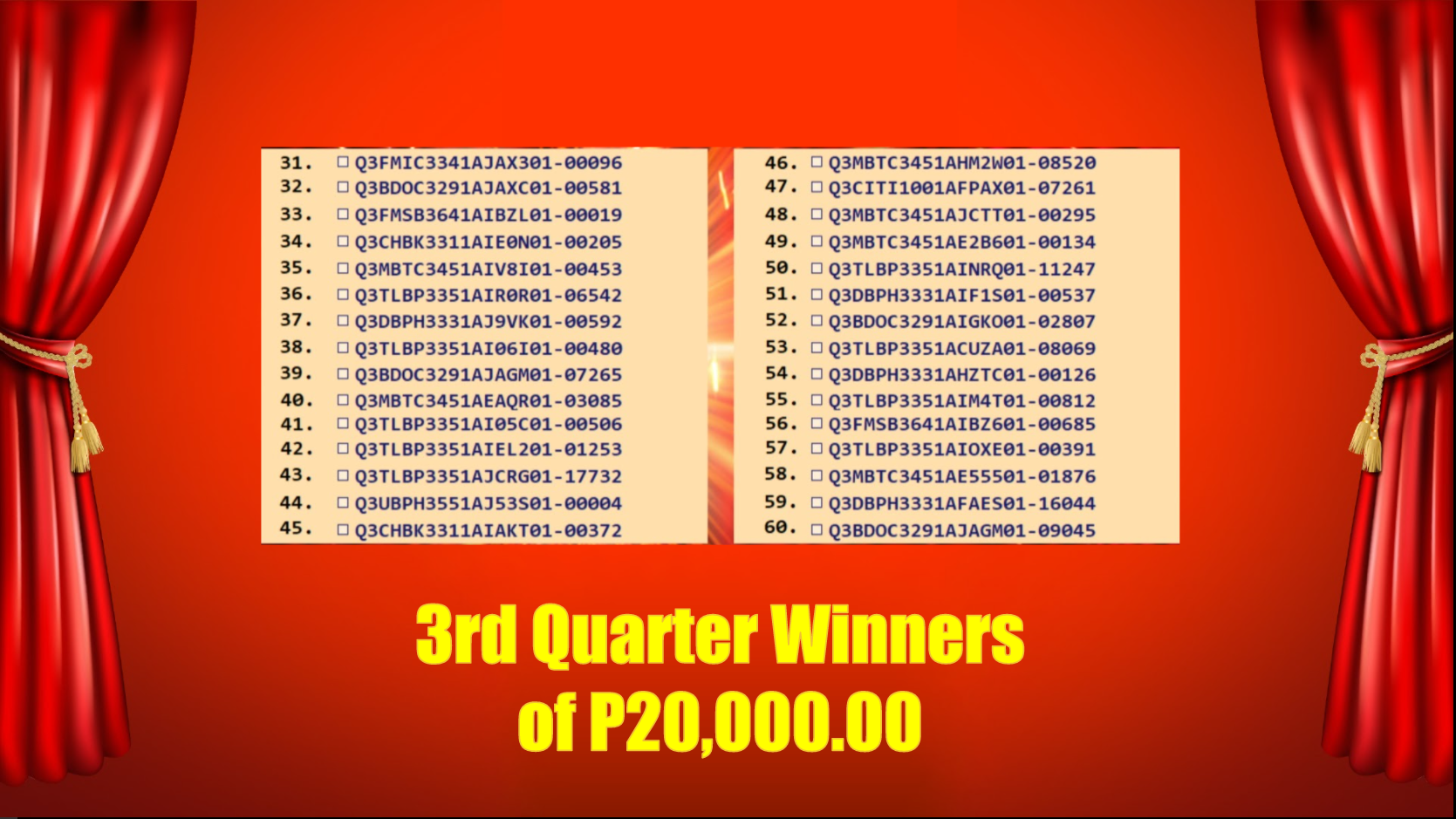20k Winners Second slide